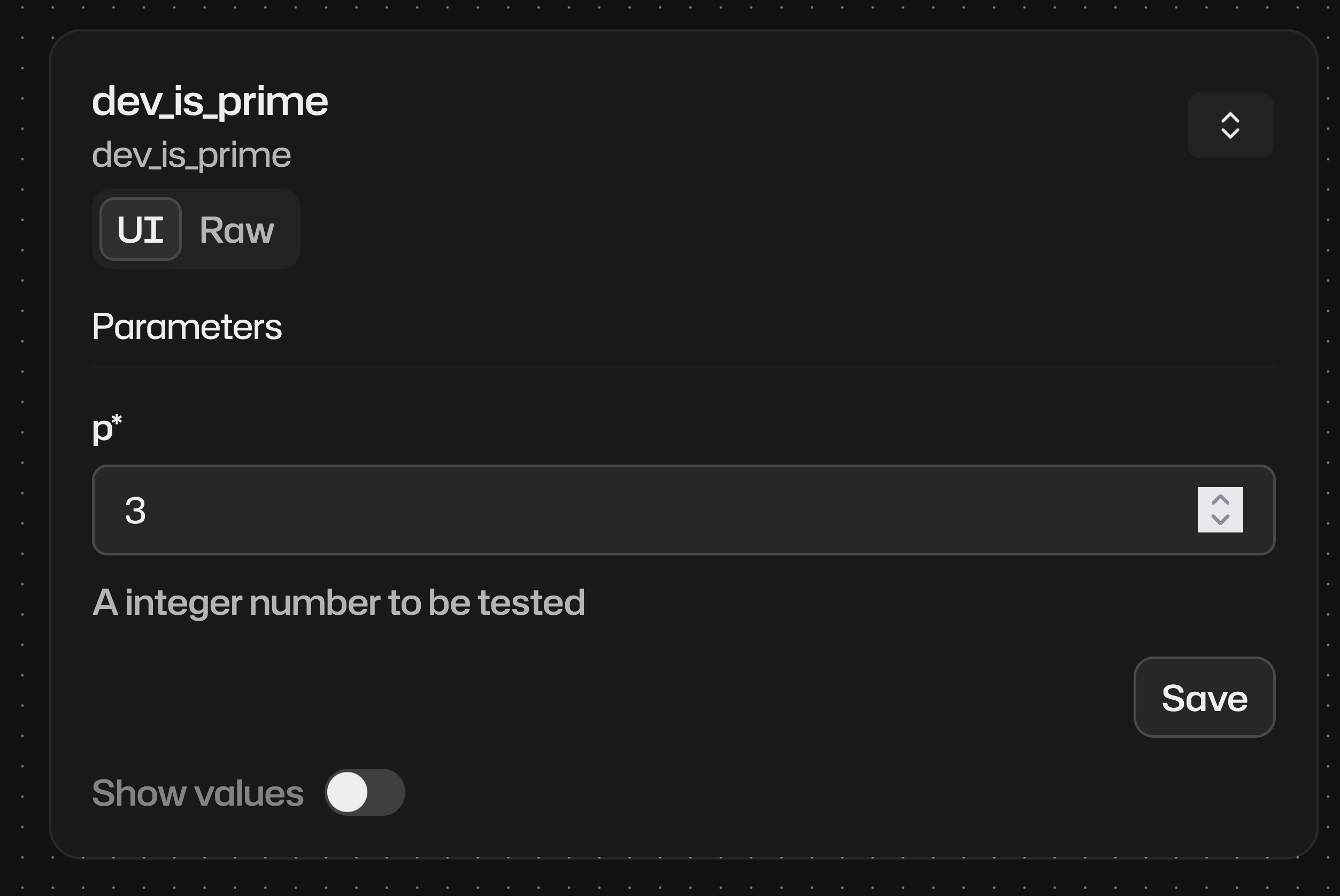 Configuring a job